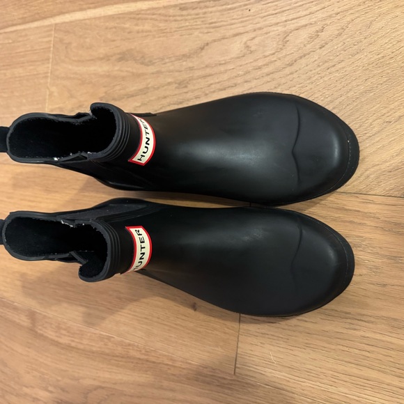 Hunter Original Black Waterproof Chelsea Boots NWT - Picture 2 of 7